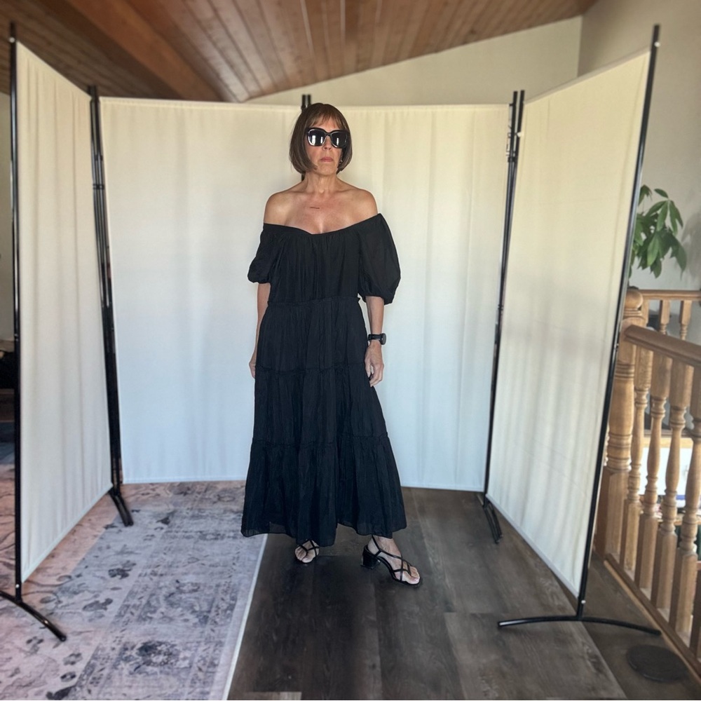 Antonio Melani Black Maxi Dress